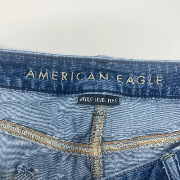 American Eagle Next Level Flex Bootcut Jeans Blue Men's 34x32 (34x30) Stretch - Picture 5 of 9